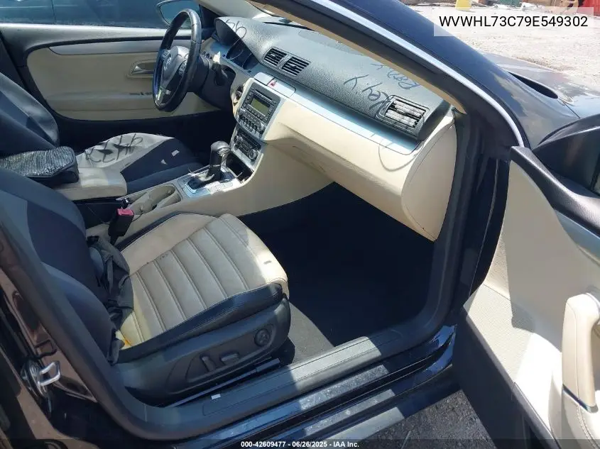2009 Volkswagen Cc Luxury VIN: WVWHL73C79E549302 Lot: 42609477