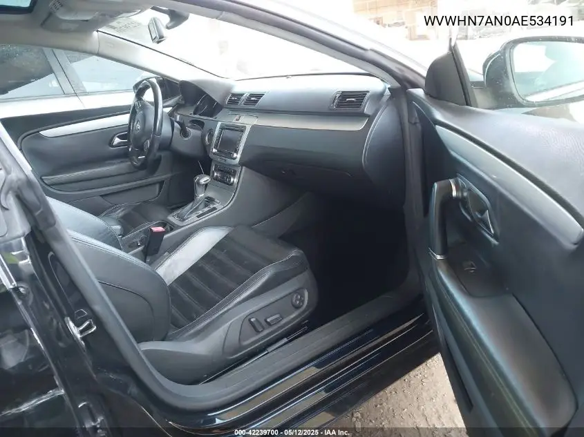 2010 Volkswagen Cc Luxury VIN: WVWHN7AN0AE534191 Lot: 42239700