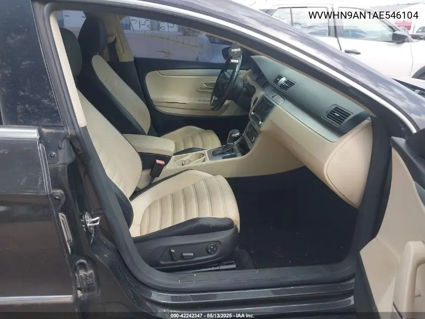 2010 Volkswagen Cc Luxury VIN: WVWHN9AN1AE546104 Lot: 42242347
