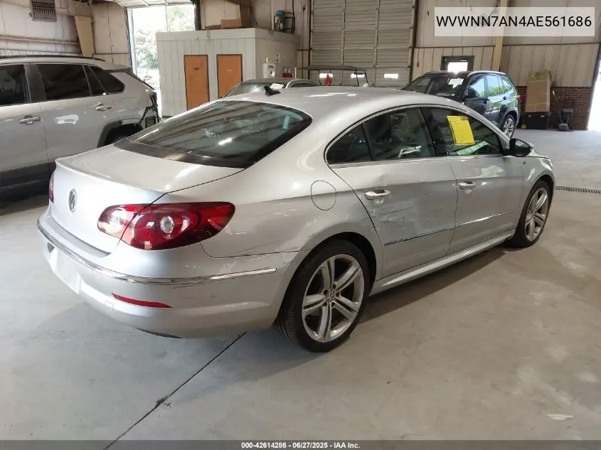 2010 Volkswagen Cc Sport VIN: WVWNN7AN4AE561686 Lot: 42614286