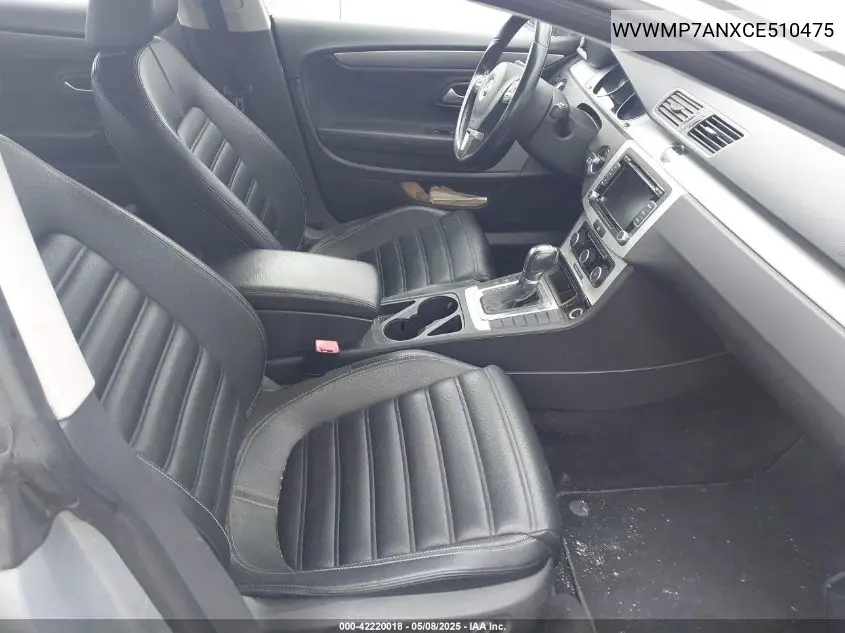 2012 Volkswagen Cc Sport/R-Line VIN: WVWMP7ANXCE510475 Lot: 42220018