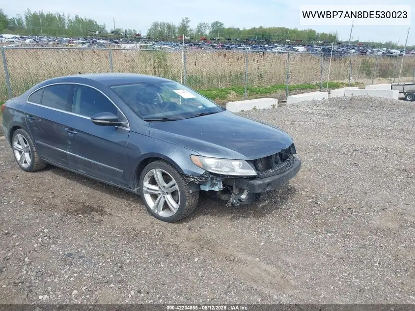 2013 Volkswagen Cc 2.0T Sport Plus VIN: WVWBP7AN8DE530023 Lot: 42234855