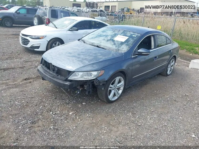 2013 Volkswagen Cc 2.0T Sport Plus VIN: WVWBP7AN8DE530023 Lot: 42234855