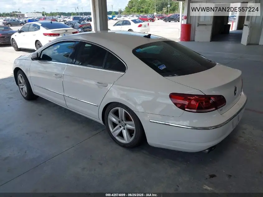 2013 Volkswagen Cc 2.0T Sport VIN: WVWBN7AN2DE557224 Lot: 42574009