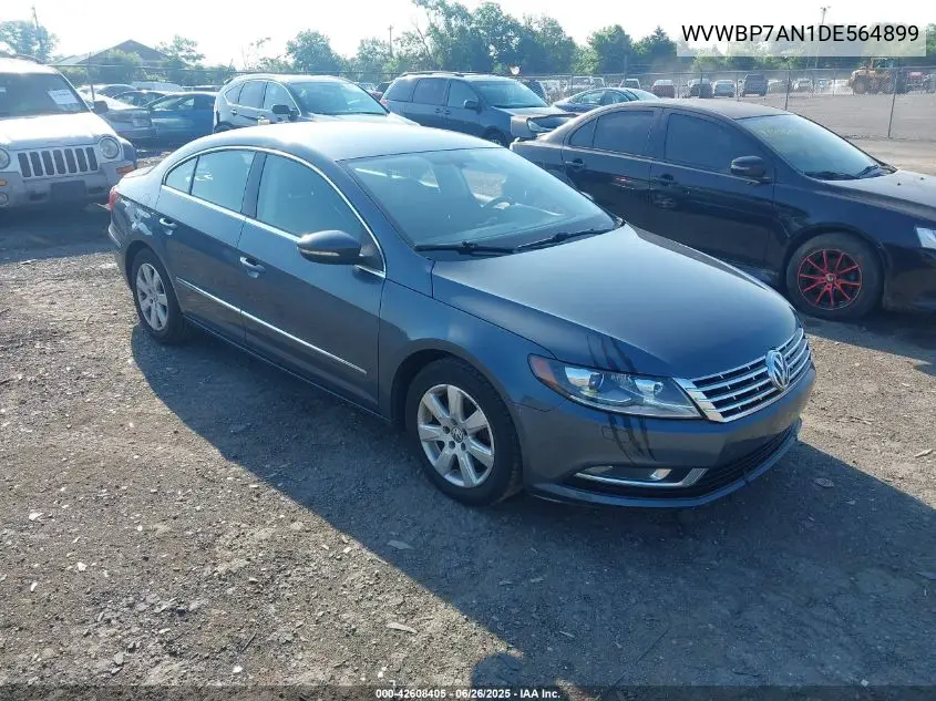 2013 Volkswagen Cc 2.0T Sport VIN: WVWBP7AN1DE564899 Lot: 42608405