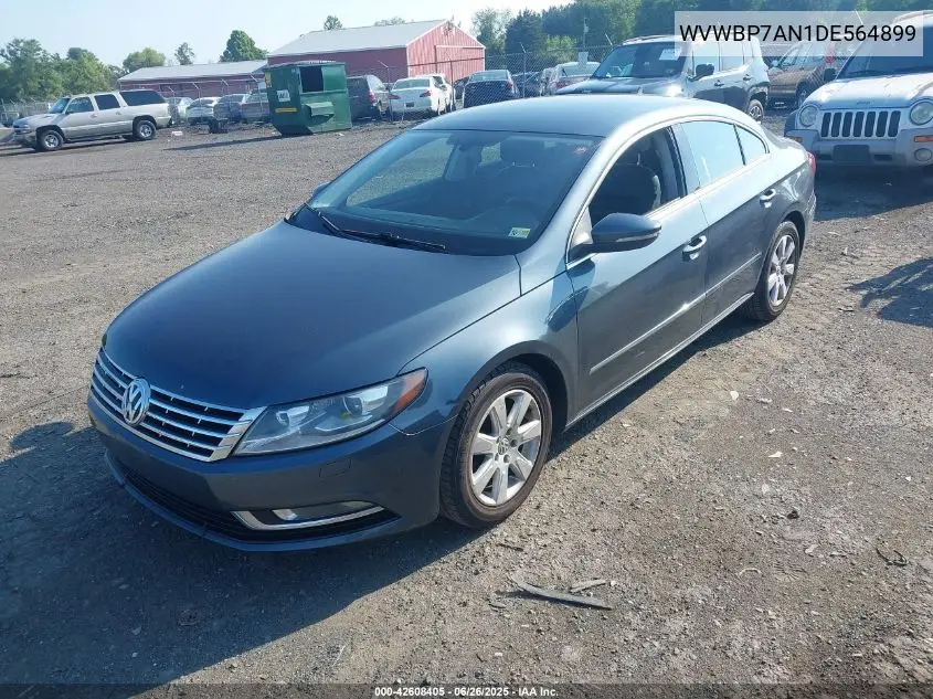 2013 Volkswagen Cc 2.0T Sport VIN: WVWBP7AN1DE564899 Lot: 42608405