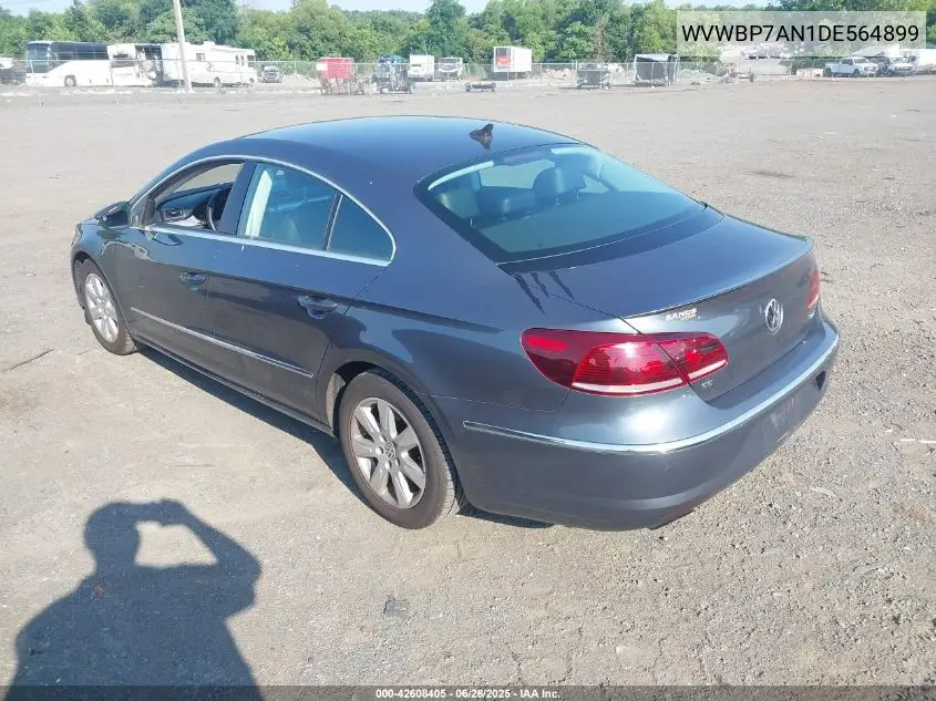 2013 Volkswagen Cc 2.0T Sport VIN: WVWBP7AN1DE564899 Lot: 42608405