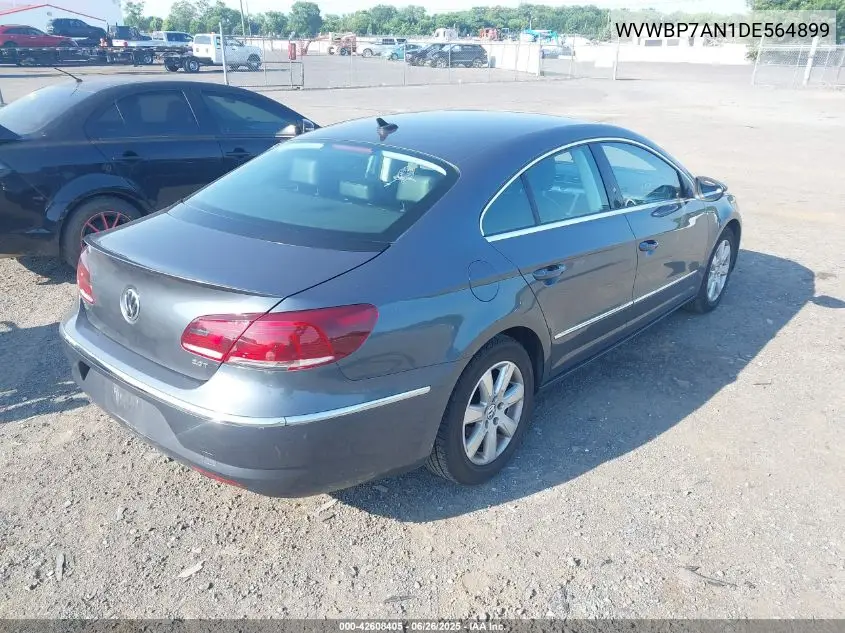 2013 Volkswagen Cc 2.0T Sport VIN: WVWBP7AN1DE564899 Lot: 42608405