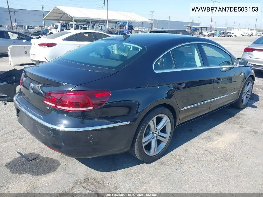 2013 Volkswagen Cc 2.0T Sport Plus VIN: WVWBP7AN7DE503153 Lot: 42623300