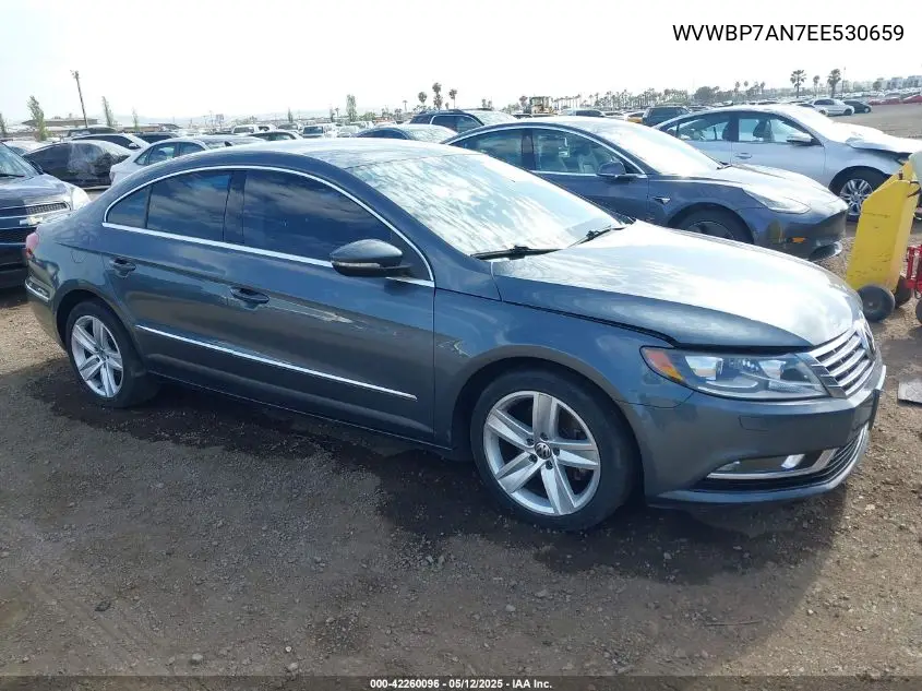 2014 Volkswagen Cc 2.0T Sport VIN: WVWBP7AN7EE530659 Lot: 42260096