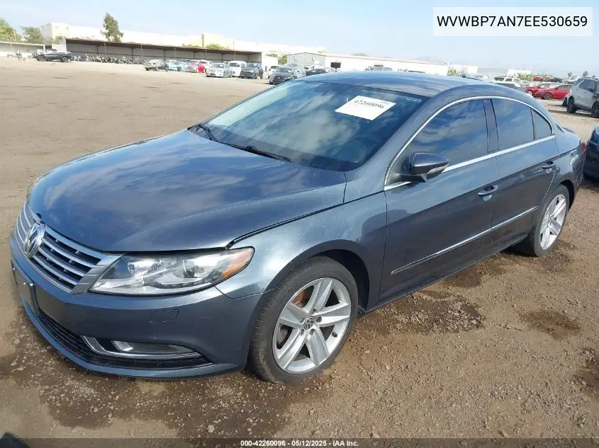 2014 Volkswagen Cc 2.0T Sport VIN: WVWBP7AN7EE530659 Lot: 42260096