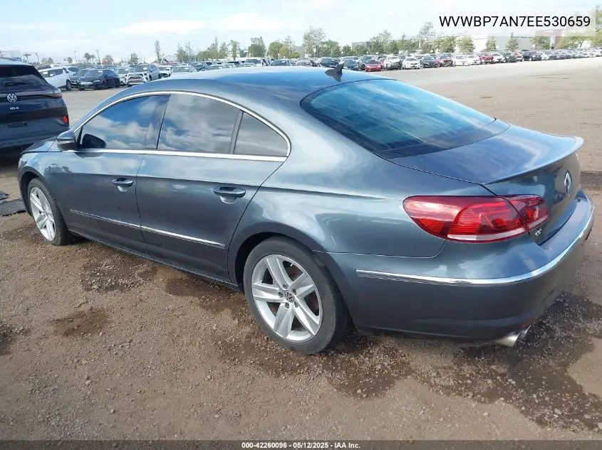 2014 Volkswagen Cc 2.0T Sport VIN: WVWBP7AN7EE530659 Lot: 42260096