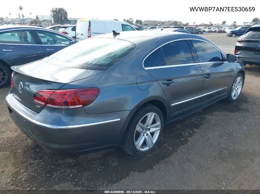 2014 Volkswagen Cc 2.0T Sport VIN: WVWBP7AN7EE530659 Lot: 42260096