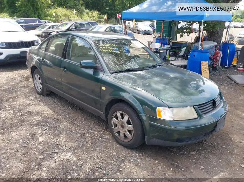 wvwpd63b9xe507947 WVWPD63B9XE507947 1999 Volkswagen Passat Glx