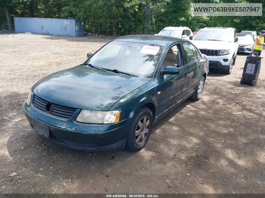 wvwpd63b9xe507947 WVWPD63B9XE507947 1999 Volkswagen Passat Glx