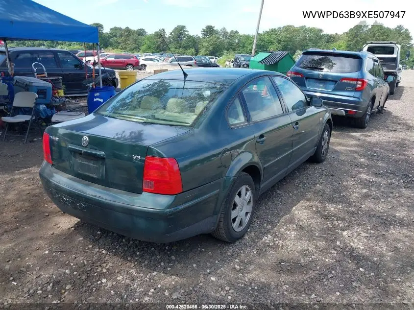 wvwpd63b9xe507947 WVWPD63B9XE507947 1999 Volkswagen Passat Glx