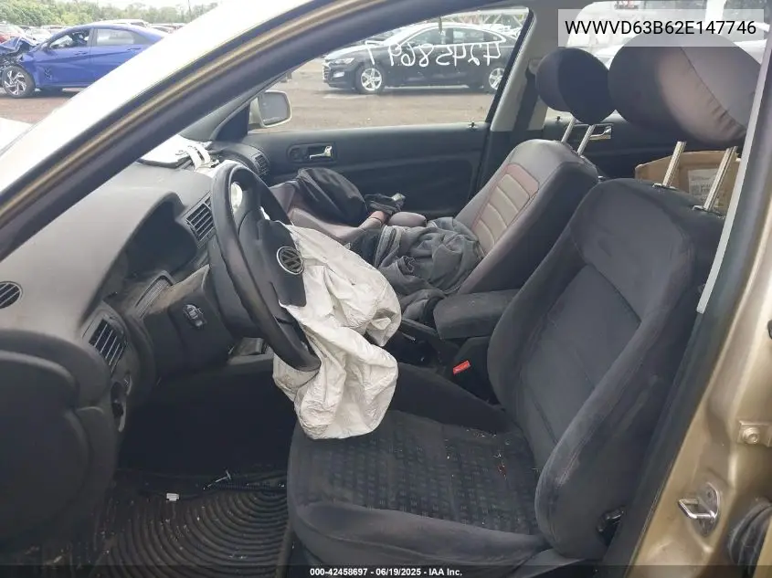 2002 Volkswagen Passat Gls VIN: WVWVD63B62E147746 Lot: 42458697