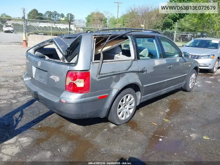 2003 Volkswagen Passat Gls VIN: WVWVD63B13E072679 Lot: 41997216