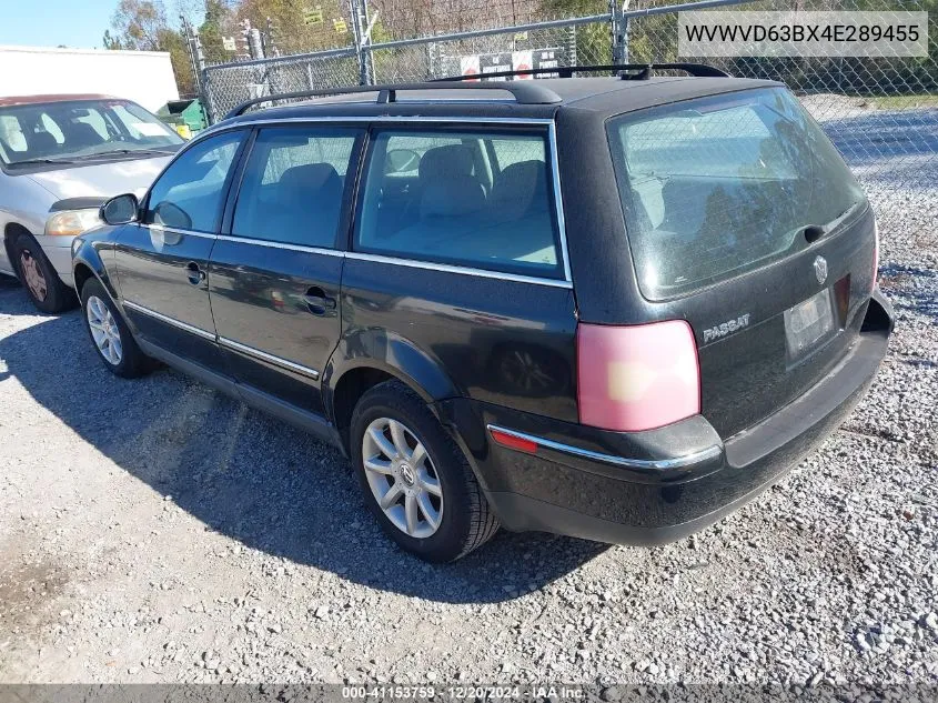 2004 Volkswagen Passat Gls VIN: WVWVD63BX4E289455 Lot: 41153759