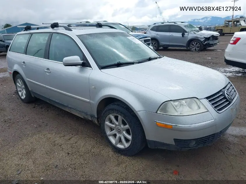 2004 Volkswagen Passat Gls VIN: WVWVD63BX4E127924 Lot: 42169775