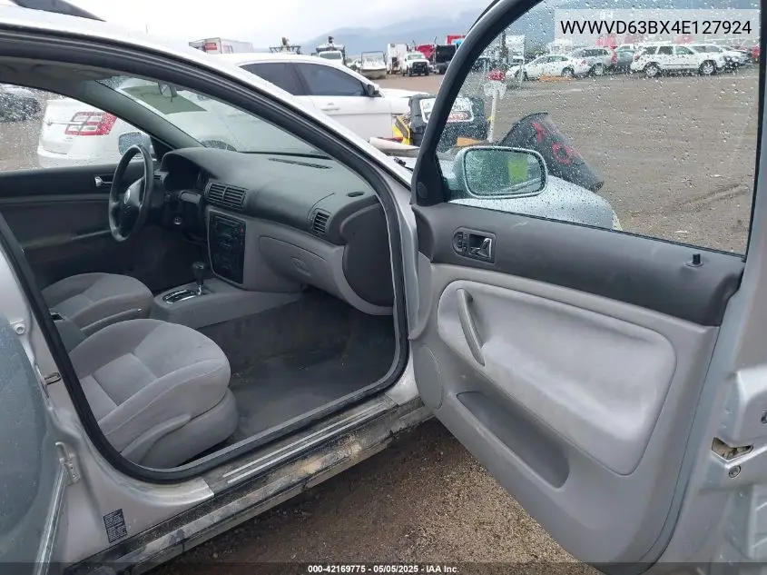 2004 Volkswagen Passat Gls VIN: WVWVD63BX4E127924 Lot: 42169775