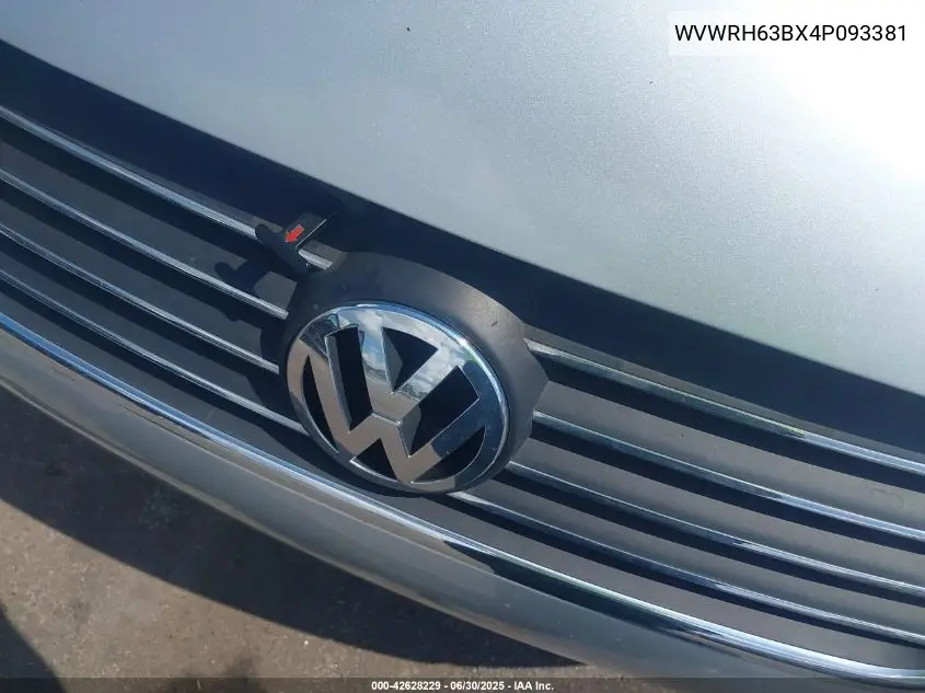 wvwrh63bx4p093381 WVWRH63BX4P093381 2004 Volkswagen Passat Glx
