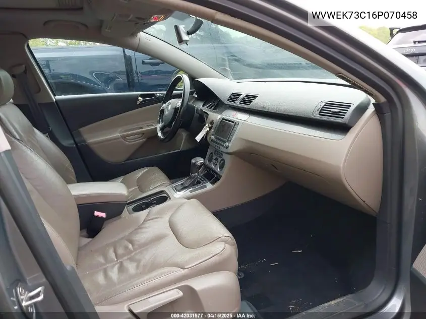 2006 Volkswagen Passat 2.0T VIN: WVWEK73C16P070458 Lot: 42031577