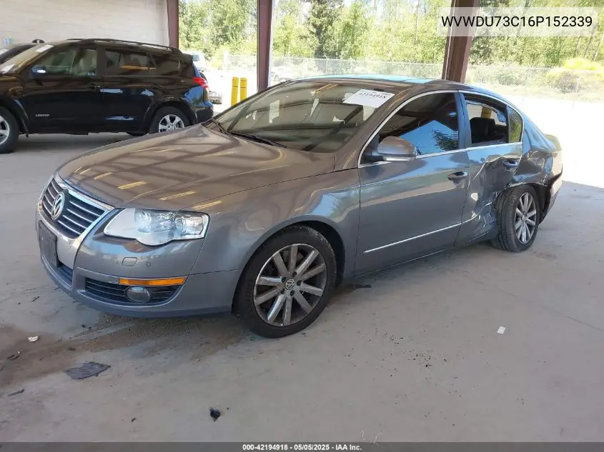 2006 Volkswagen Passat 3.6 VIN: WVWDU73C16P152339 Lot: 42194918