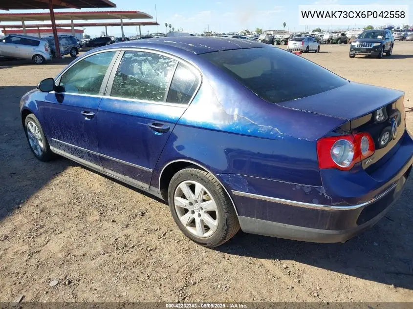 2006 Volkswagen Passat 2.0T VIN: WVWAK73CX6P042558 Lot: 42232343