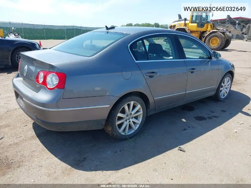 2006 Volkswagen Passat 2.0T VIN: WVWEK93C66E032649 Lot: 42516172