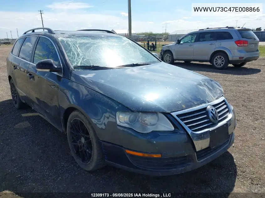 2007 Volkswagen Passat 3.6L 4Motion Wagon Luxury VIN: WVWVU73C47E008866 Lot: 12309173