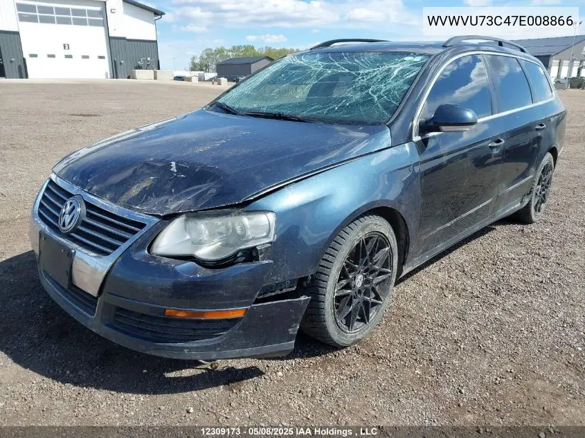 2007 Volkswagen Passat 3.6L 4Motion Wagon Luxury VIN: WVWVU73C47E008866 Lot: 12309173