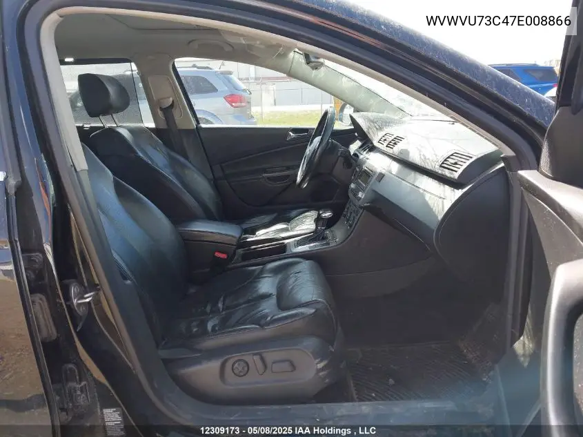 2007 Volkswagen Passat 3.6L 4Motion Wagon Luxury VIN: WVWVU73C47E008866 Lot: 12309173