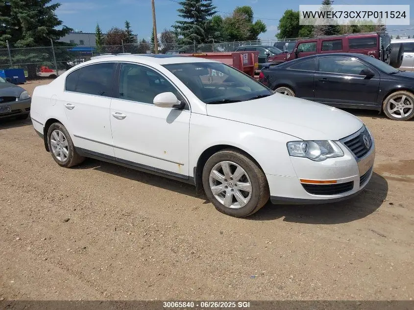 2007 Volkswagen Passat 2.0T Luxury Leather VIN: WVWEK73CX7P011524 Lot: 30065840