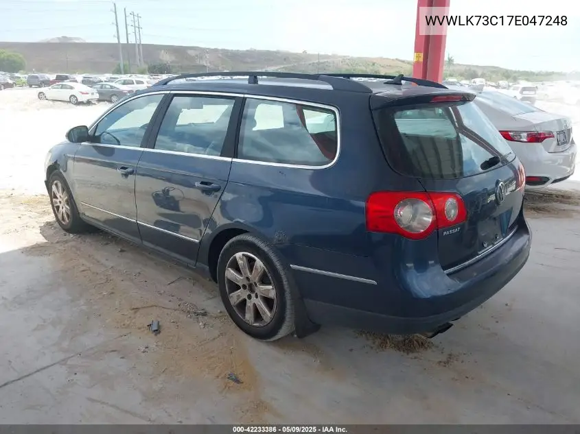 2007 Volkswagen Passat 2.0T VIN: WVWLK73C17E047248 Lot: 42233386