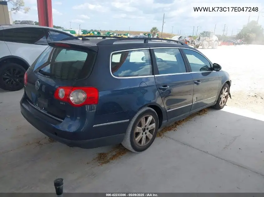 2007 Volkswagen Passat 2.0T VIN: WVWLK73C17E047248 Lot: 42233386