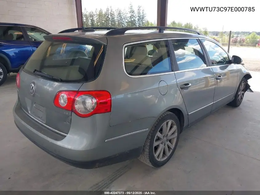 2007 Volkswagen Passat 3.6 VIN: WVWTU73C97E000785 Lot: 42247373
