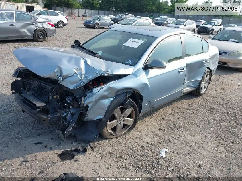 2007 Volkswagen Passat 2.0T/Wolfsburg VIN: WVWAK73C77P152906 Lot: 42404087