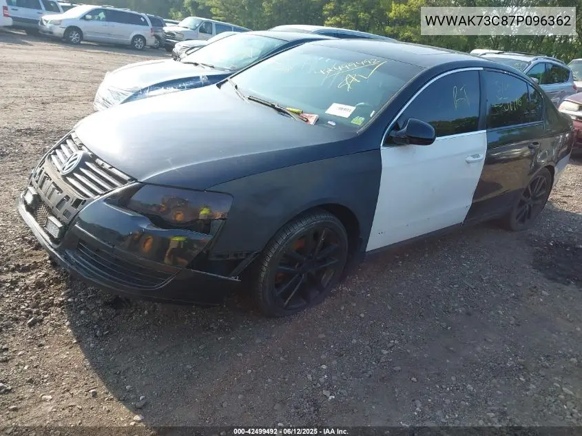 2007 Volkswagen Passat 2.0T VIN: WVWAK73C87P096362 Lot: 42499492