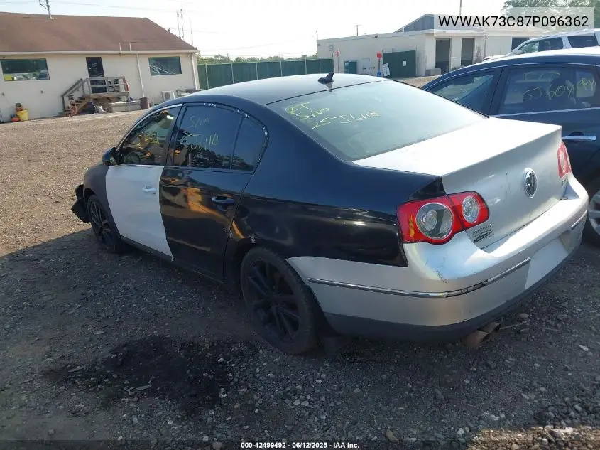 2007 Volkswagen Passat 2.0T VIN: WVWAK73C87P096362 Lot: 42499492