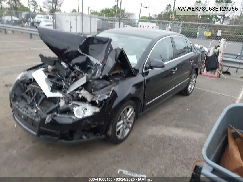 2008 Volkswagen Passat Lux VIN: WVWEK73C68E129955 Lot: 41868163