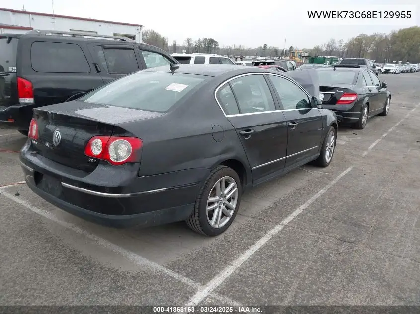 2008 Volkswagen Passat Lux VIN: WVWEK73C68E129955 Lot: 41868163