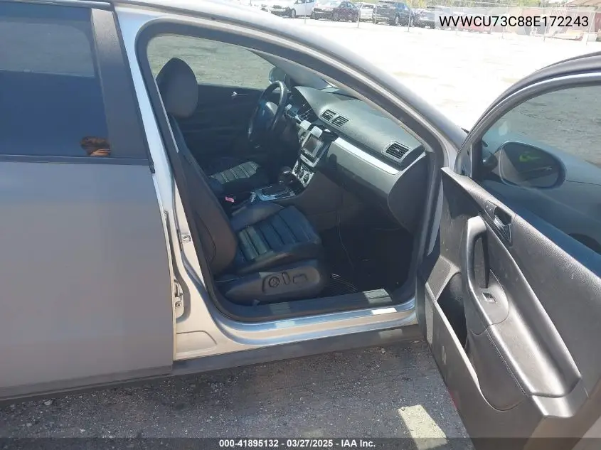 2008 Volkswagen Passat Vr6 VIN: WVWCU73C88E172243 Lot: 41895132