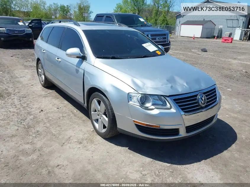2008 Volkswagen Passat Komfort VIN: WVWLK73C38E053716 Lot: 42176595