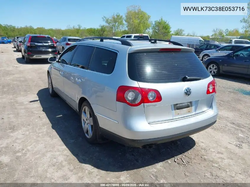 2008 Volkswagen Passat Komfort VIN: WVWLK73C38E053716 Lot: 42176595