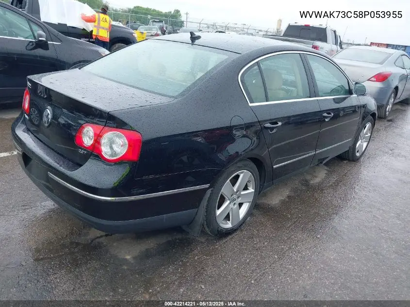 2008 Volkswagen Passat Komfort VIN: WVWAK73C58P053955 Lot: 42214221