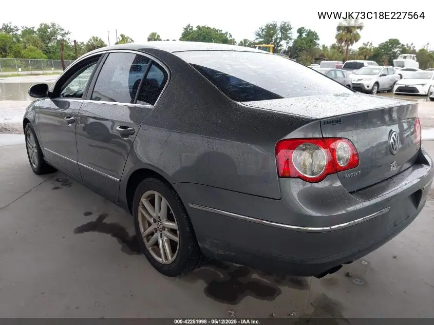 2008 Volkswagen Passat Turbo VIN: WVWJK73C18E227564 Lot: 42251998