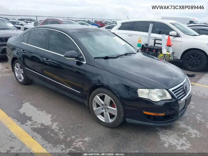 2008 Volkswagen Passat Komfort VIN: WVWAK73CX8P089446 Lot: 42473794