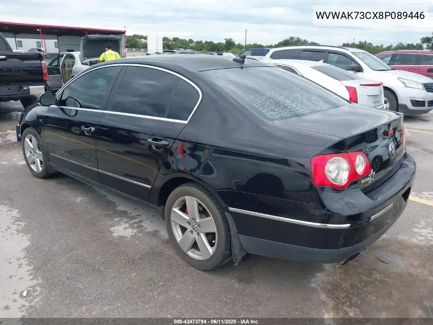 2008 Volkswagen Passat Komfort VIN: WVWAK73CX8P089446 Lot: 42473794