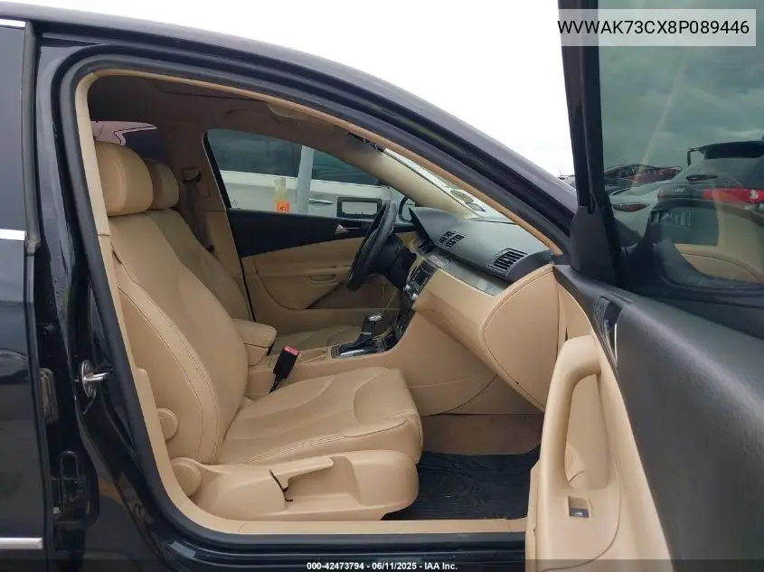 2008 Volkswagen Passat Komfort VIN: WVWAK73CX8P089446 Lot: 42473794